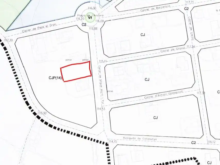 Residential land for sale in Carrer Miquel Martí i Pol 6, imagen 2