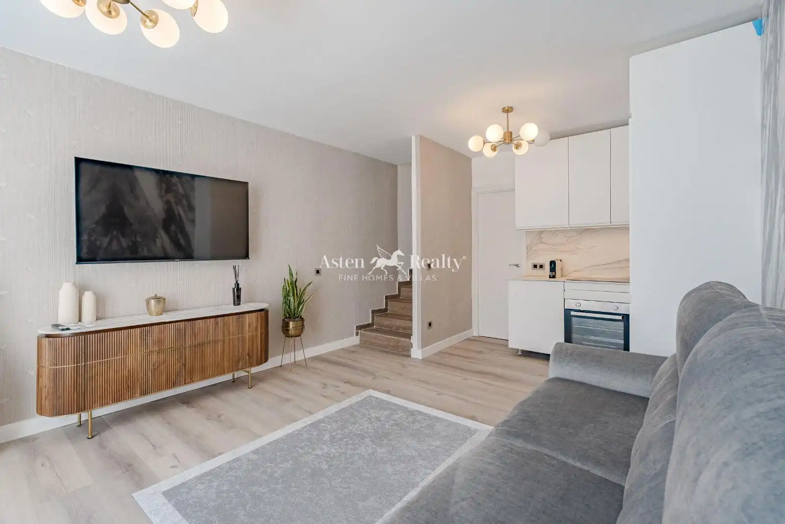 Living room of Duplexes for sale in Adeje  with Air Conditioner, Terrace and Furnished