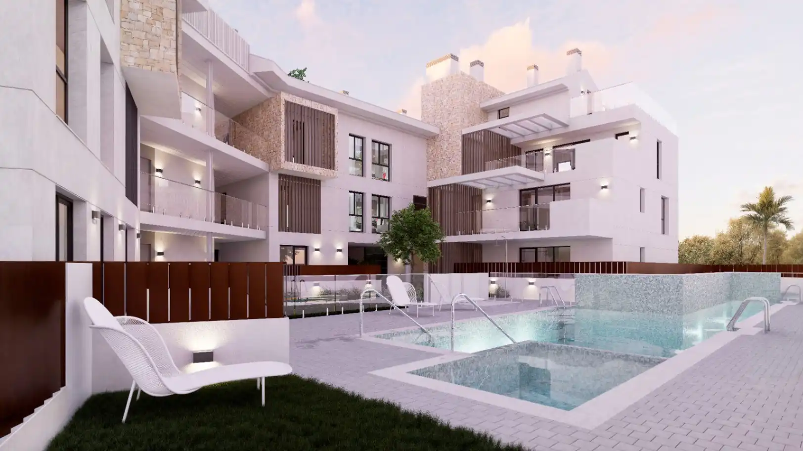Piscina de Apartamento en venta en Jávea / Xàbia con Aire acondicionado, Calefacción y Jardín privado