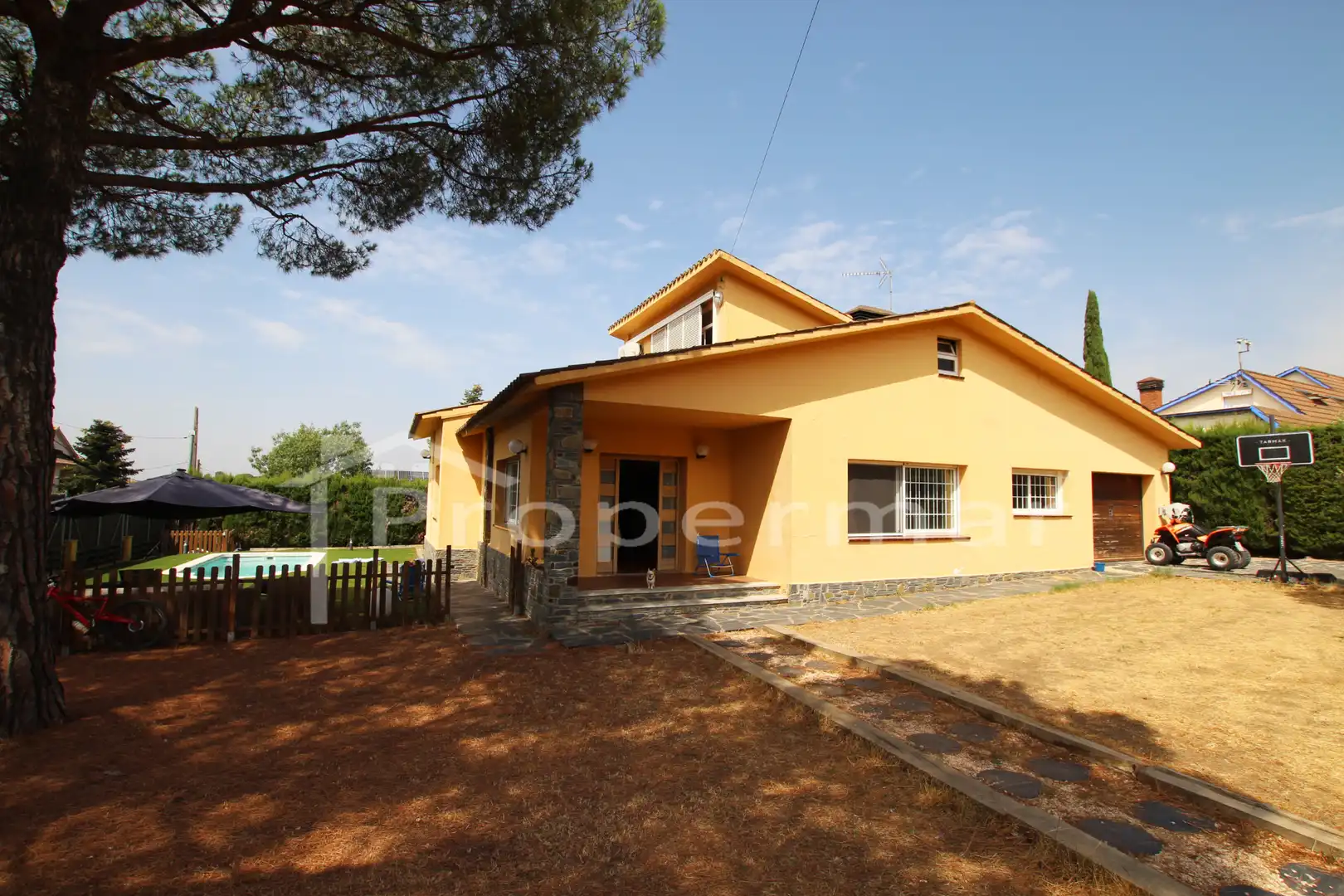 Vista exterior de Casa o chalet en venta en Sant Antoni de Vilamajor con Aire acondicionado, Calefacción y Jardín privado
