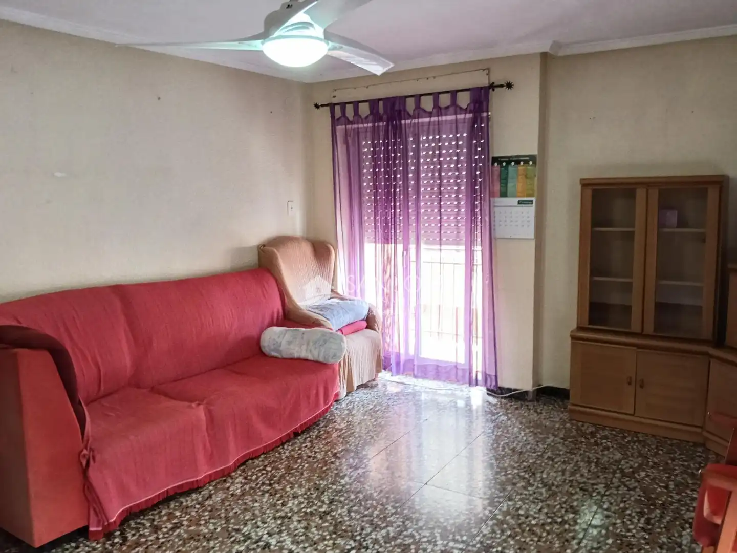 Sala d'estar de Pis en venda en Aspe amb Calefacció, Terrassa i Balcó