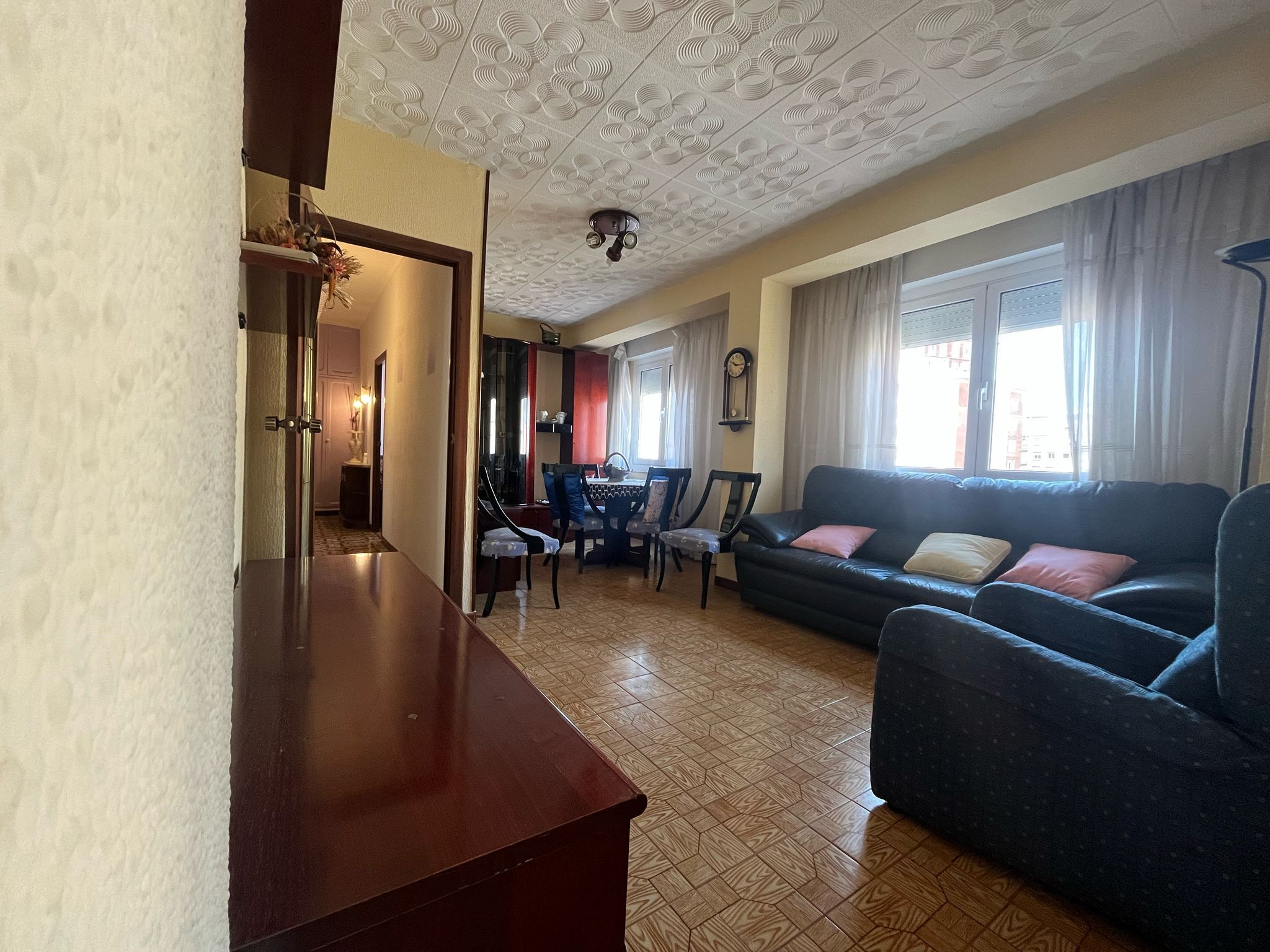 Sala d'estar de Pis en venda en  Barcelona Capital amb Aire condicionat i Calefacció