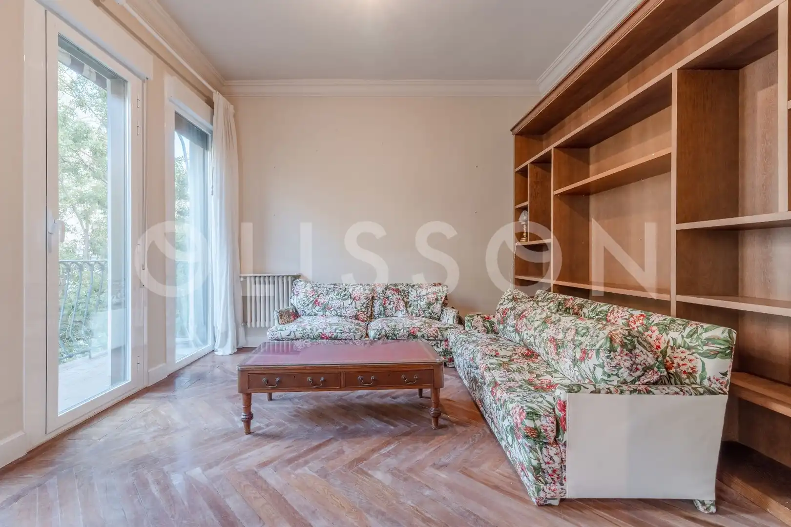 Sala d'estar de Pis en venda en Barrio de Salamanca