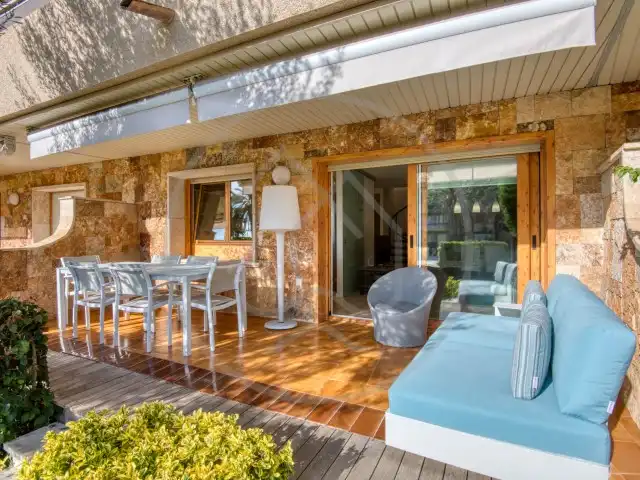 Terraza de Planta baja en venta en Calonge i Sant Antoni con Aire acondicionado, Calefacción y Jardín privado