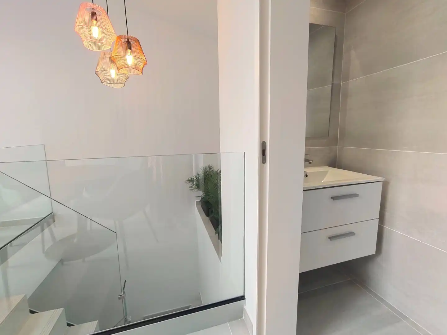 Badezimmer von Dachboden zur Miete in Las Palmas de Gran Canaria mit Klimaanlage, Terrasse und Möbliert