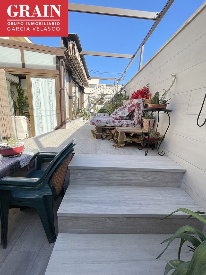 Terrassa de Casa adosada en venda en  Albacete Capital amb Aire condicionat i Calefacció