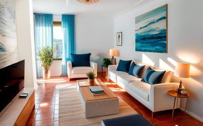 Sala d'estar de Pis en venda en Elche / Elx amb Terrassa i Balcó