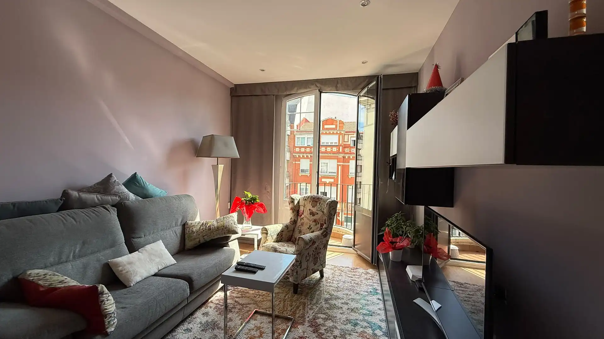 Sala de estar de Piso en venta en Bilbao  con Calefacción y Balcón