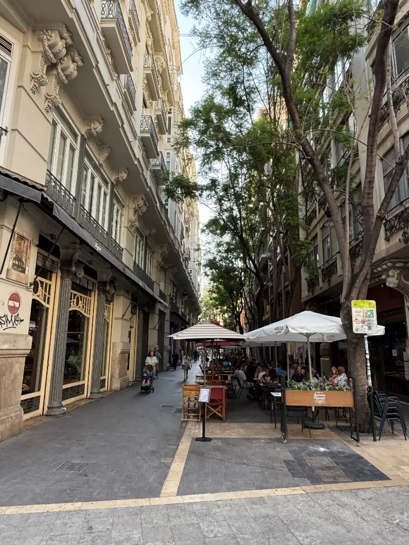 Außenansicht von Geschaftsraum zur Miete in Valencia mit Klimaanlage und Alarm