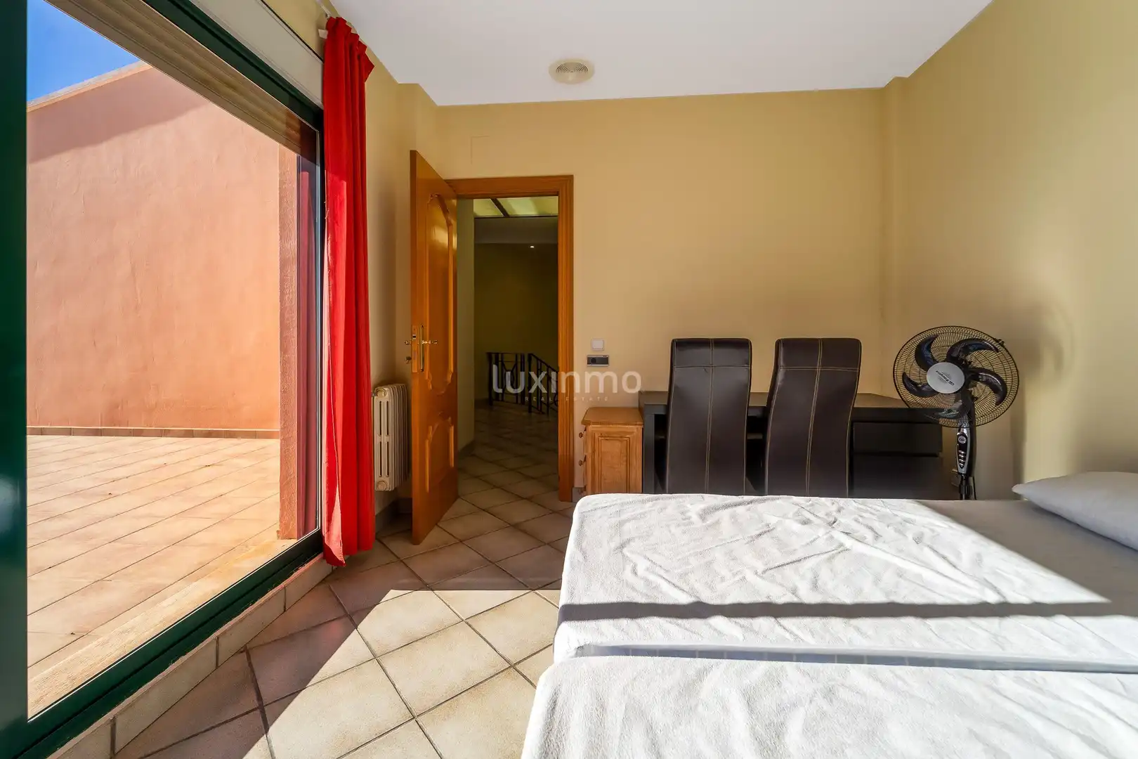 Bedroom of Houses for sale in Calpe / Calp  with Air Conditioner, Heating and Terrace