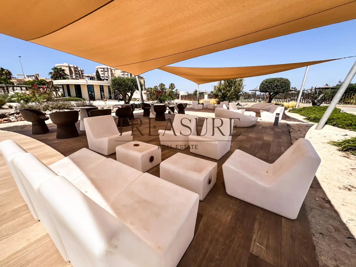 Terrace of Apartments for sale in Cartagena  with Private garden, Terrace and Community pool