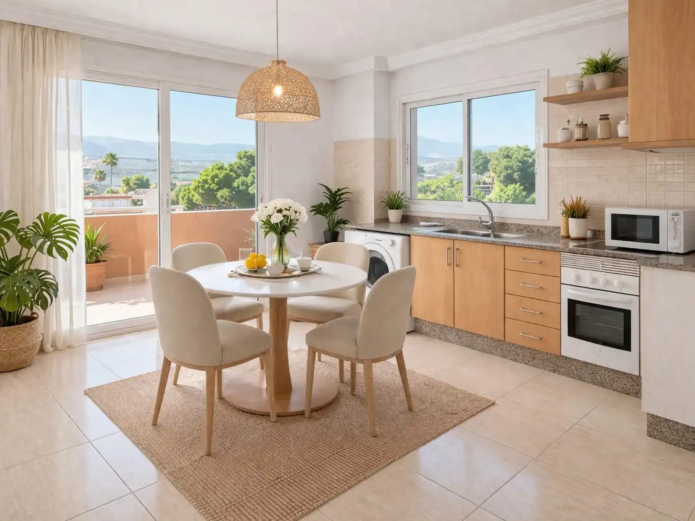 Esszimmer von Dachboden zum Verkauf in Granadilla de Abona mit Terrasse
