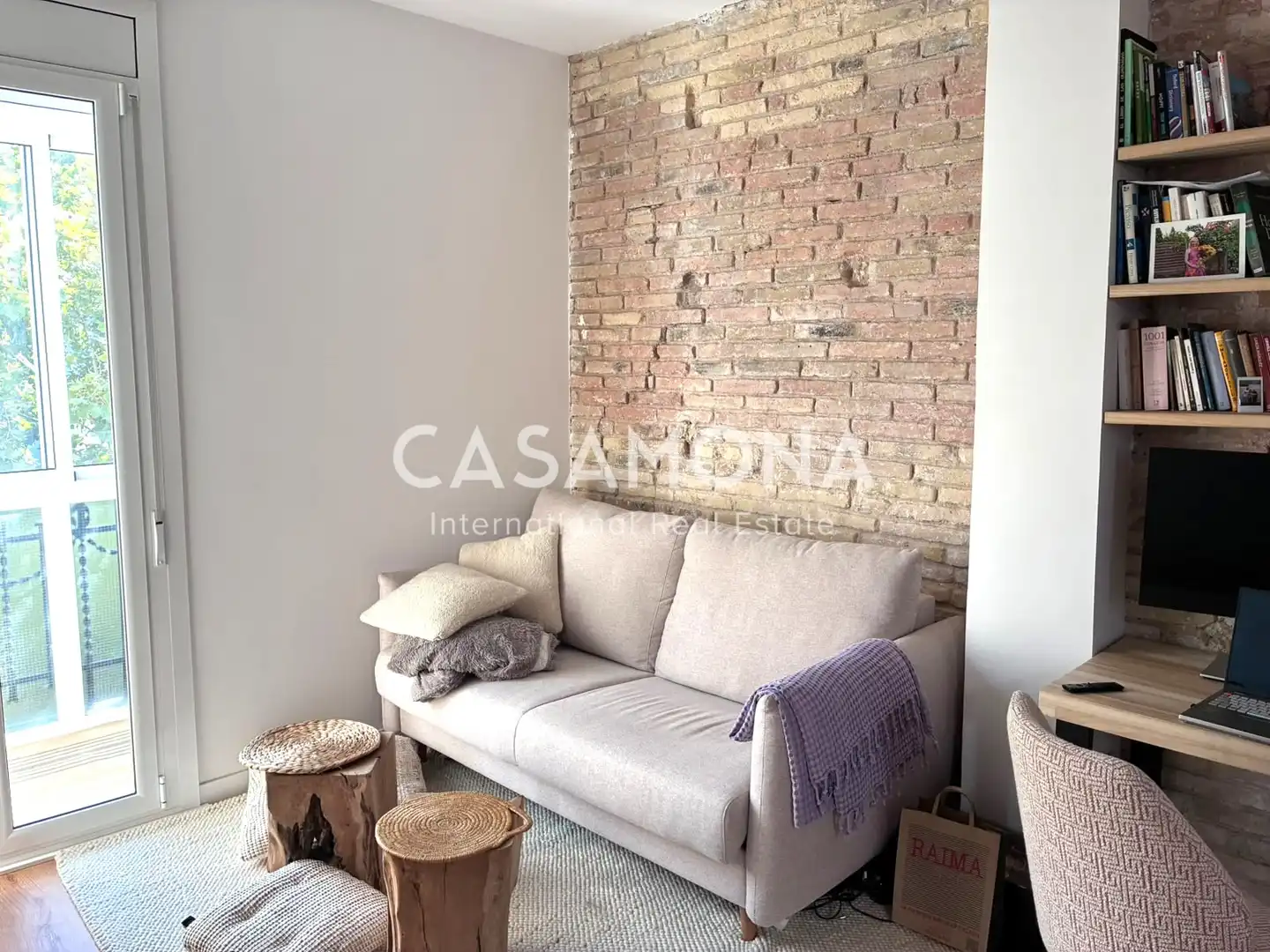 Sala de estar de Apartamento de alquiler en Barcelona