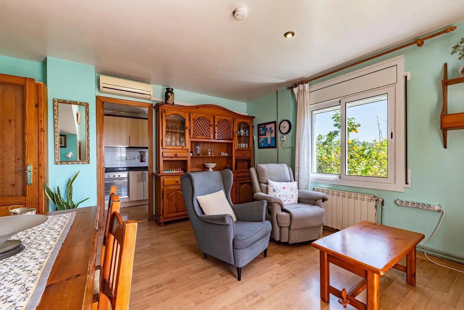 Wohnzimmer von Maisonette zum Verkauf in Calafell mit Heizung, Privatgarten und Terrasse