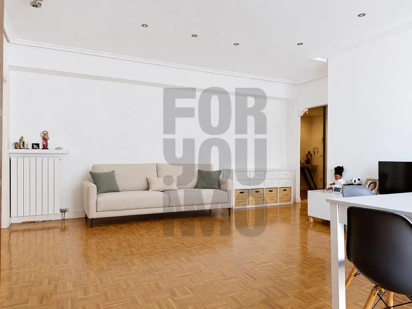 Wohnzimmer von Wohnung zum Verkauf in Donostia - San Sebastián  mit Heizung und Balkon