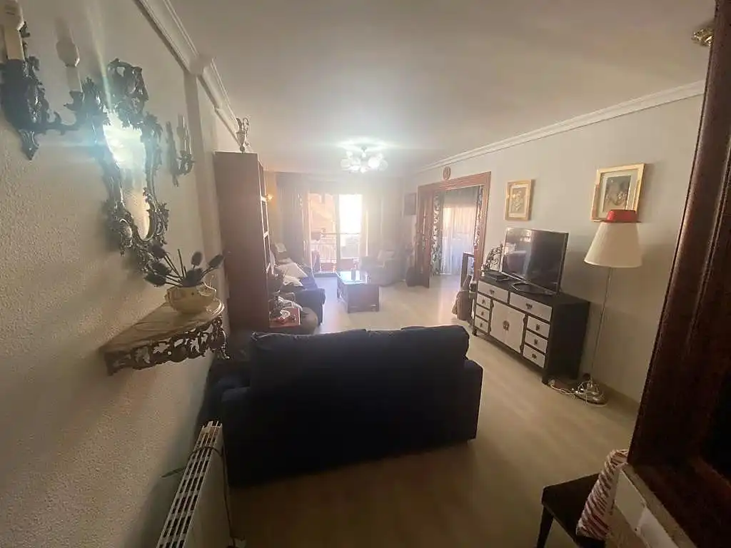 Living room of Flat for sale in Murcia  with Furnished and Balcony
