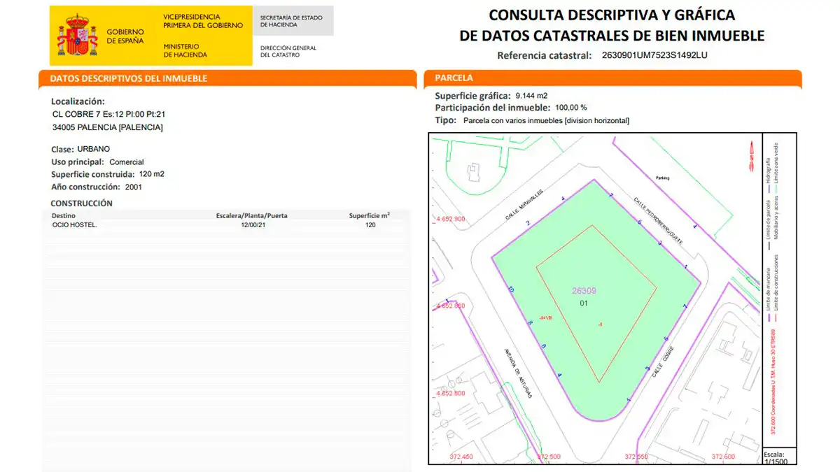 Vista exterior de Local en venta en Palencia
