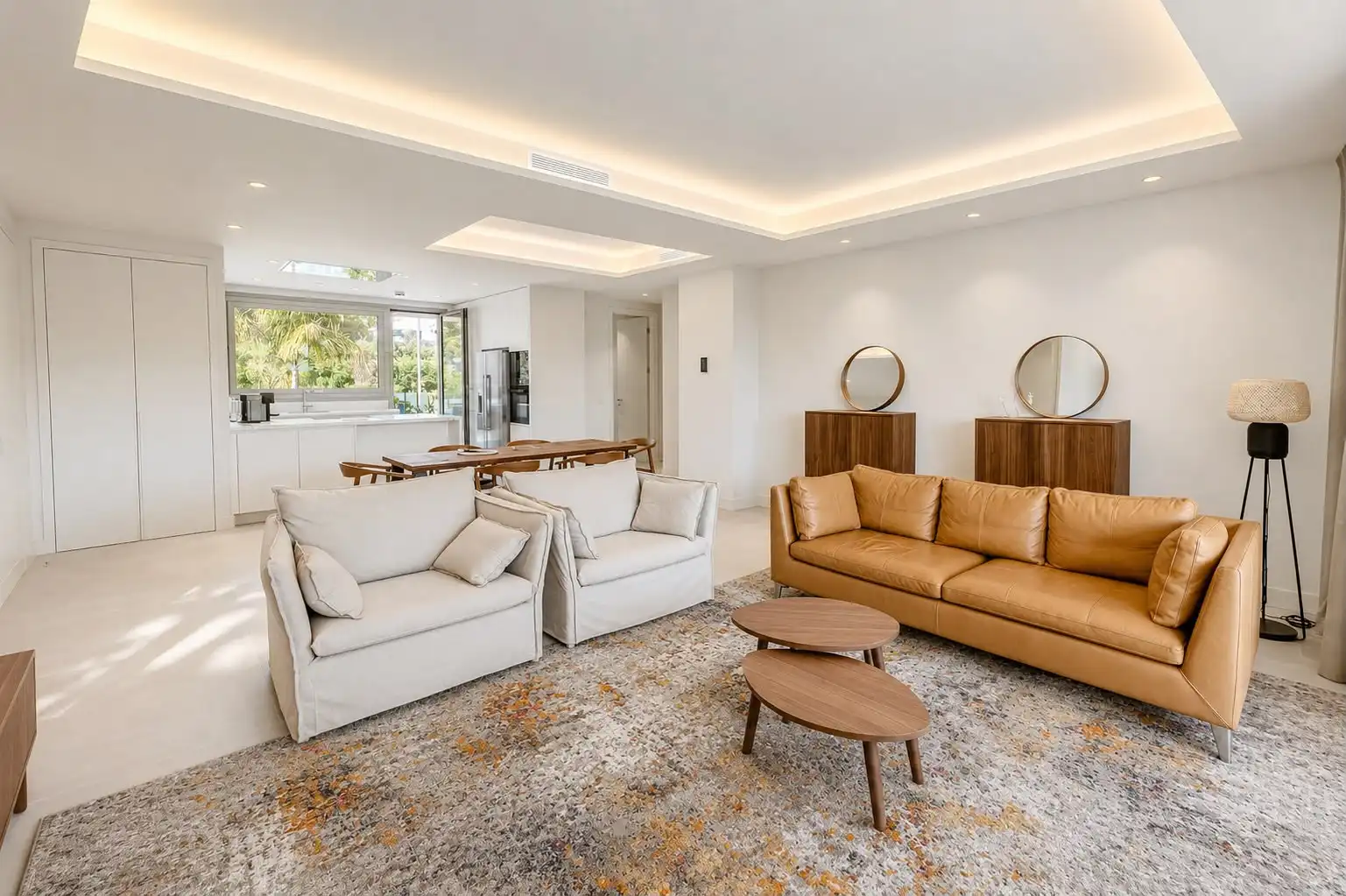 Sala d'estar de Apartament en venda en Marbella amb Aire condicionat, Terrassa i Traster