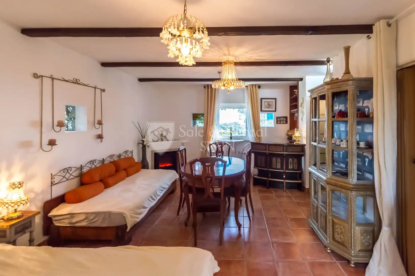 Living room of Houses for sale in Lloret de Mar  with Air Conditioner, Heating and Private garden
