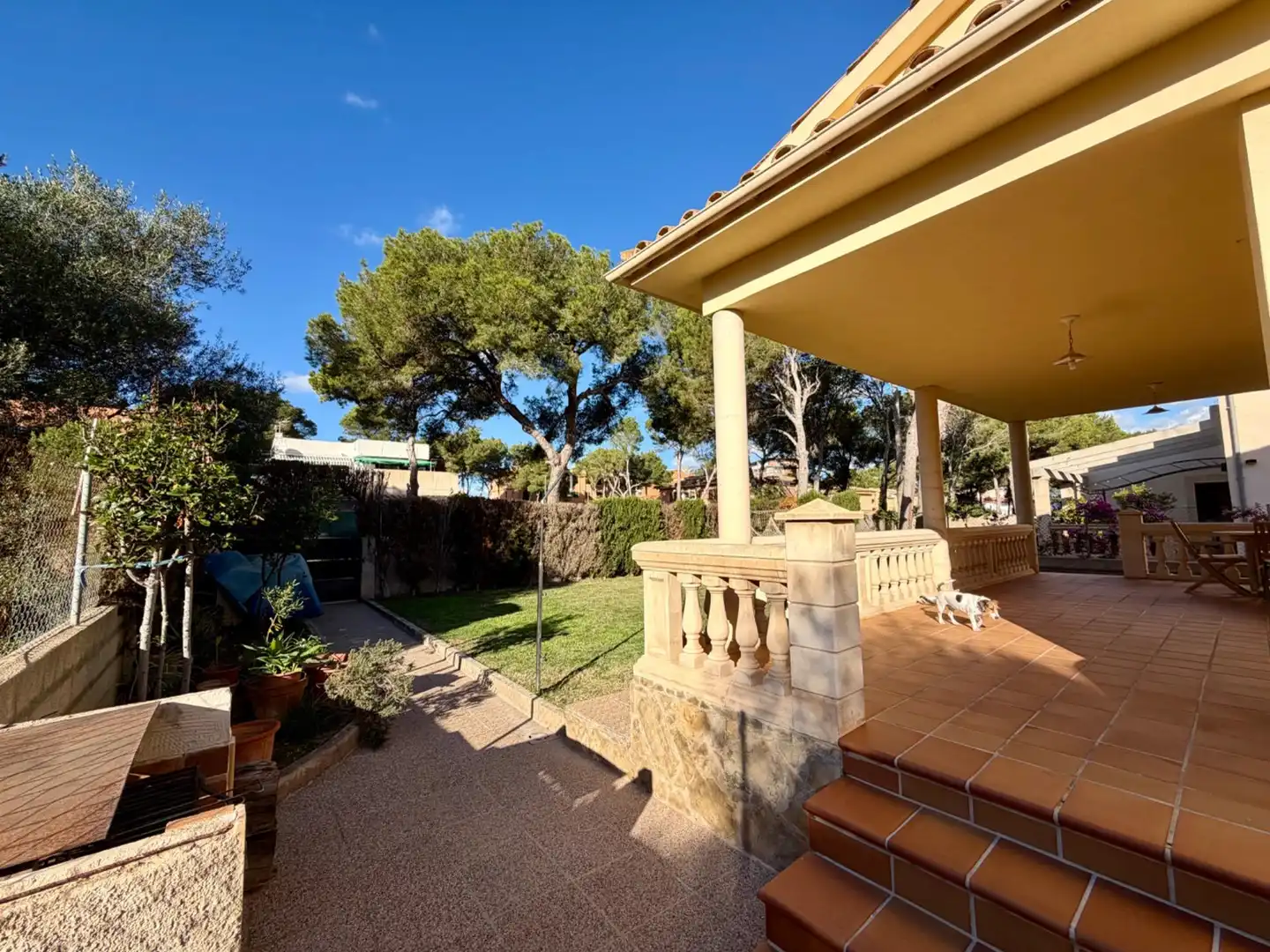 Garden of Houses for sale in Calvià  with Heating, Terrace and Furnished