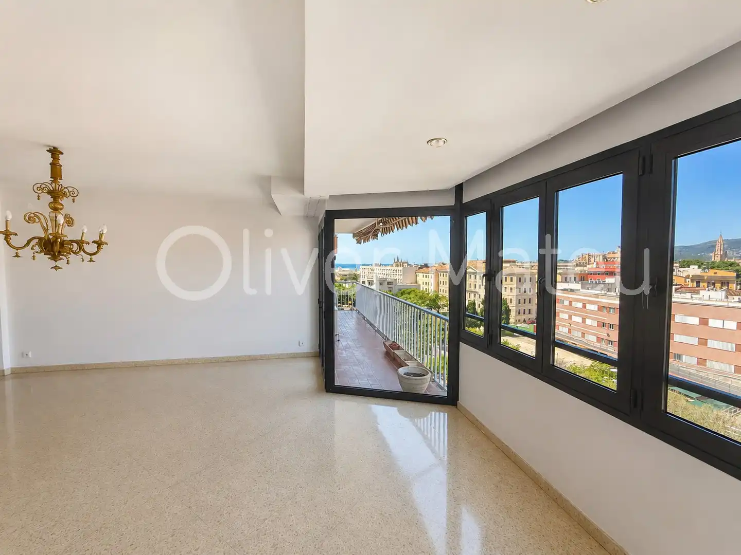 Sala de estar de Piso en venta en  Palma de Mallorca con Aire acondicionado y Balcón