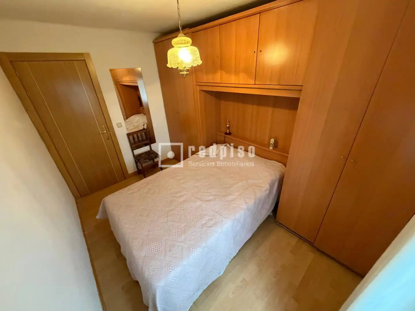 Schlafzimmer von Wohnung zur Miete in Madrid mit Heizung und Terrasse