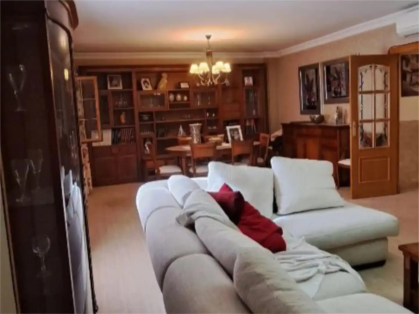 Sala d'estar de Pis en venda en Cárcheles amb Aire condicionat, Jardí privat i Traster