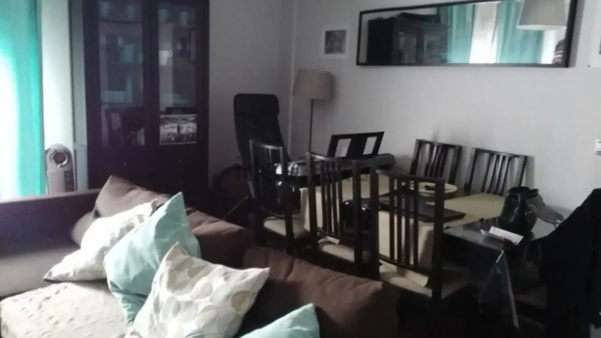 Comedor de Piso de alquiler en Málaga Capital con Aire acondicionado, Amueblado y Lavadora