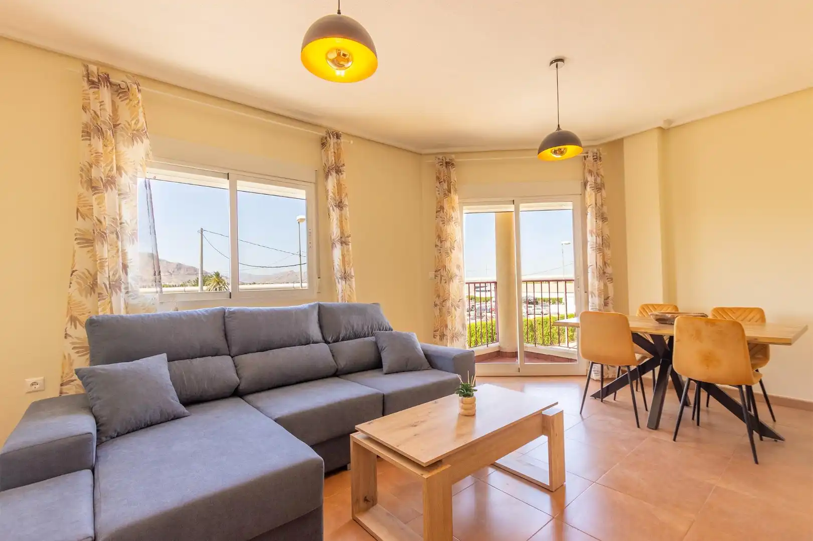 Living room of Houses for rent in Orihuela  with Air Conditioner, Terrace and Balcony