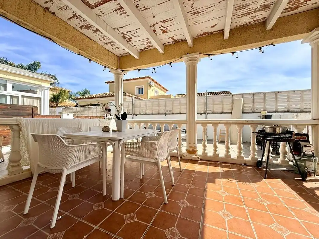 Terrassa de Casa o xalet en venda en Els Poblets amb Aire condicionat, Calefacció i Jardí privat