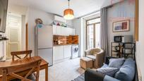 Living room of Flat for sale in  Madrid Capital  with Air Conditioner, Heating and Furnished