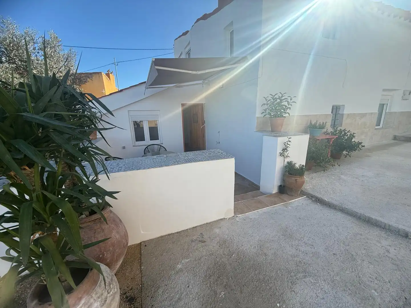 Vista exterior de Casa o xalet en venda en Cehegín amb Aire condicionat, Jardí privat i Terrassa