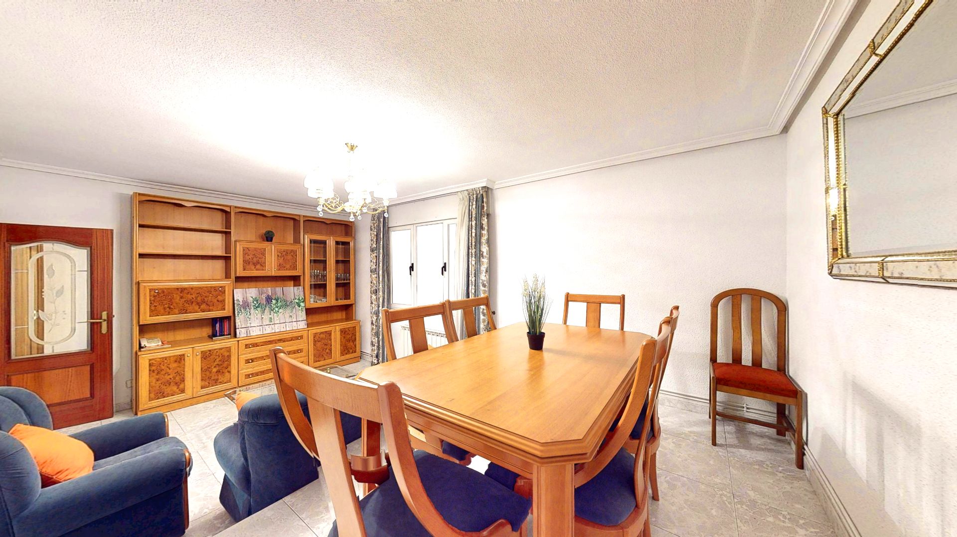 Dining room of Flat for sale in  Madrid Capital  with Air Conditioner and Heating