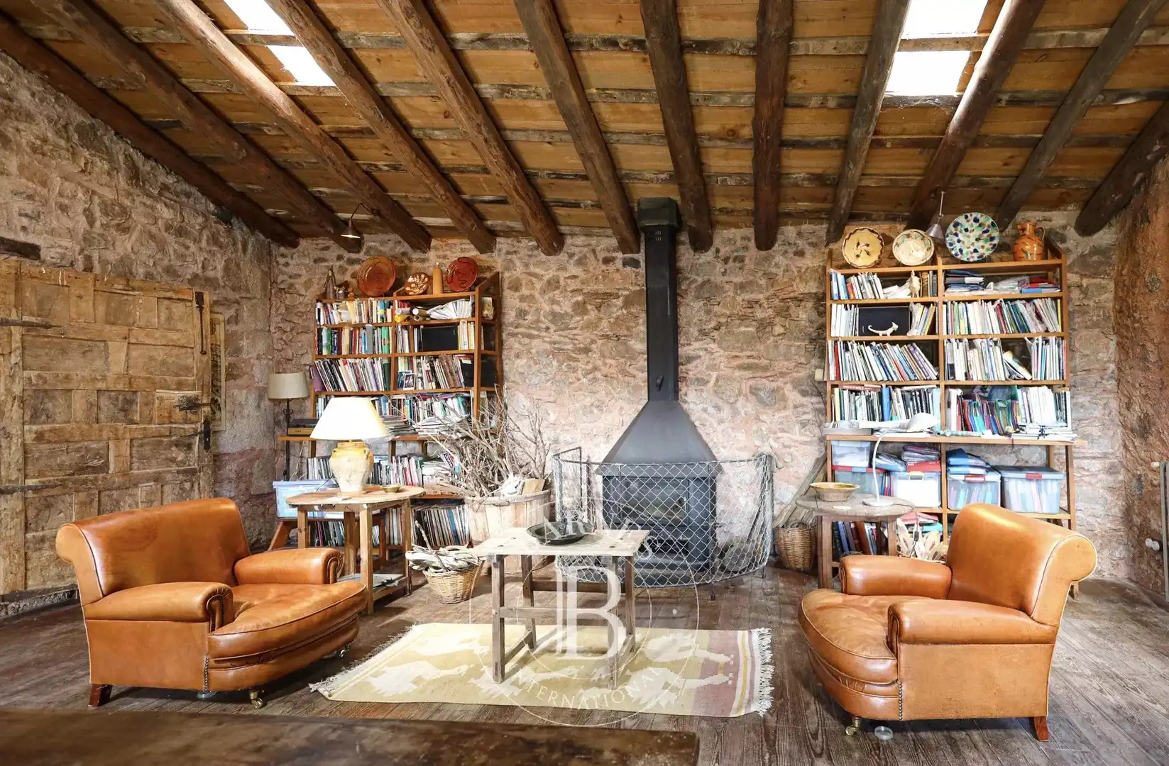 Wohnzimmer von Country house zum Verkauf in Camprodon mit Heizung, Privatgarten und Möbliert