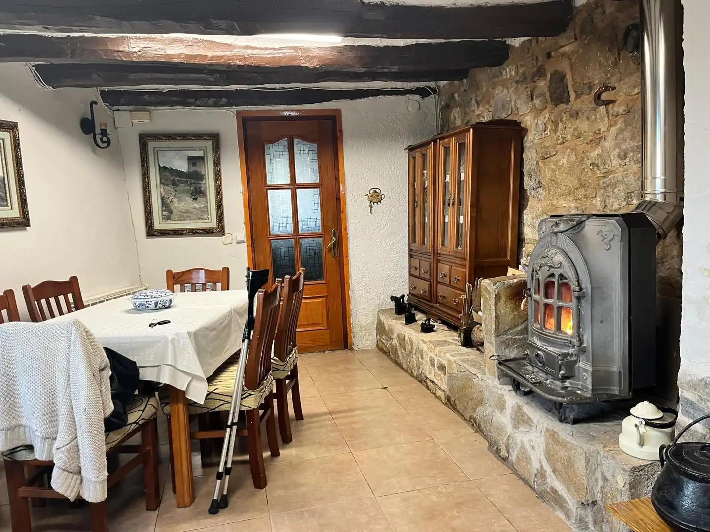 Menjador de Casa o xalet en venda en Hoz y Costean amb Calefacció, Terrassa i Traster