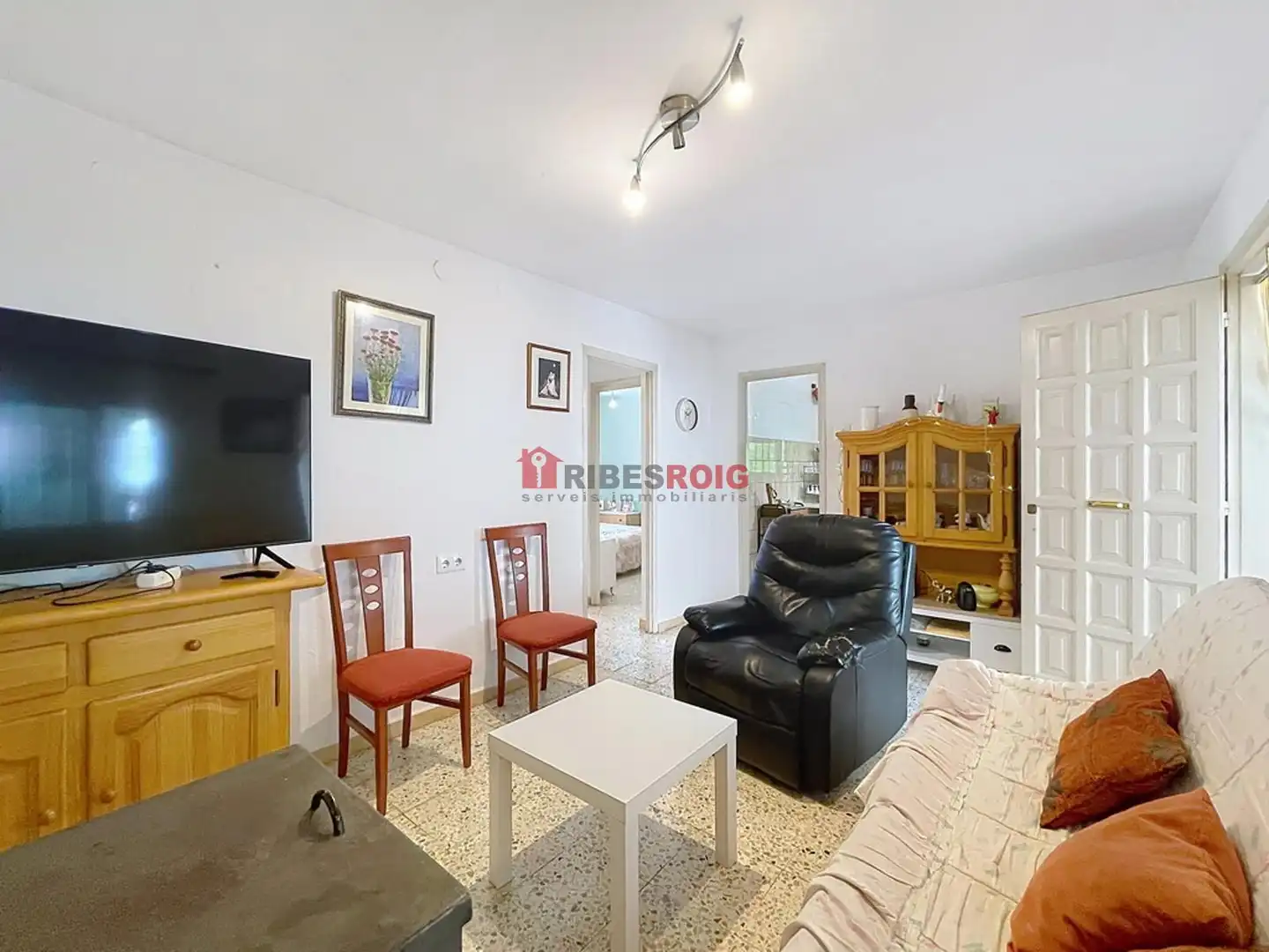 Living room of Houses for sale in Sant Pere de Ribes  with Heating, Private garden and Terrace
