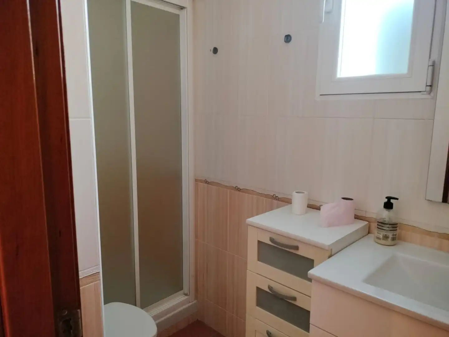Badezimmer von Wohnung zur Miete in Puertollano mit Klimaanlage und Möbliert