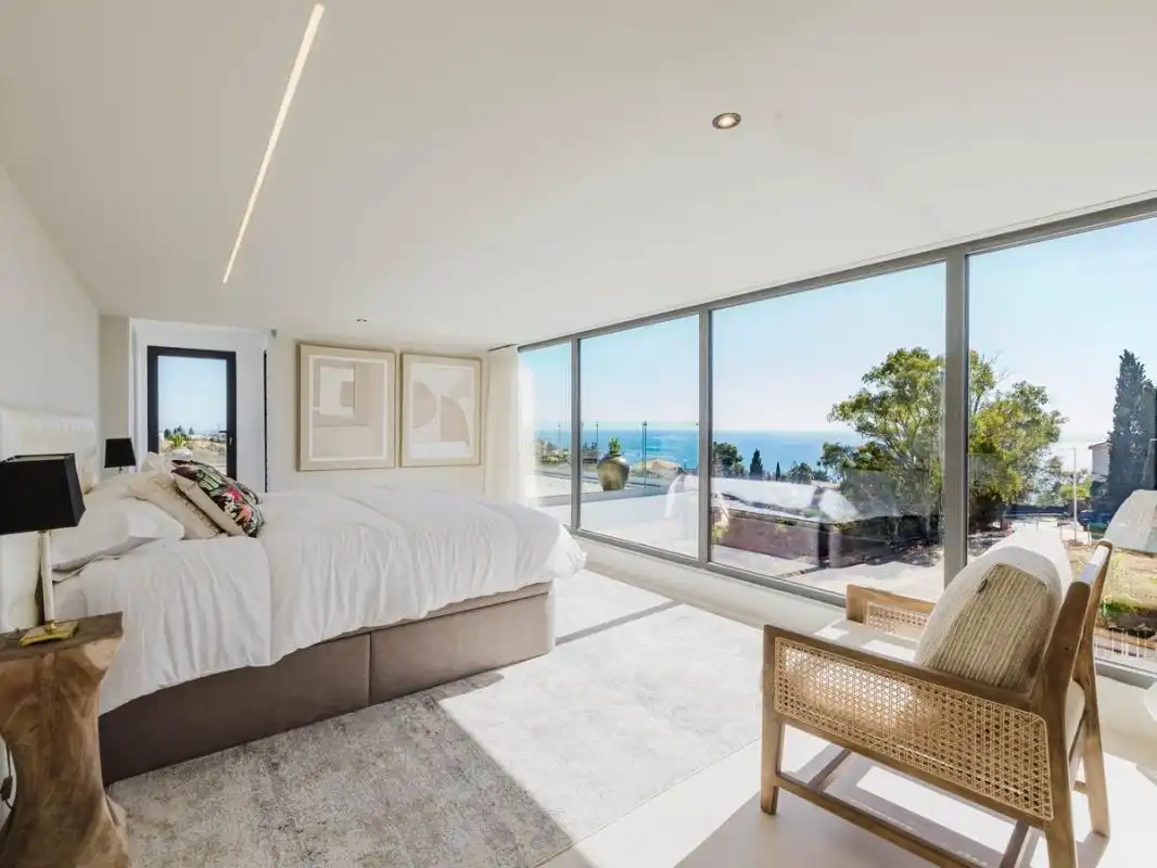 Bedroom of Houses for sale in Benalmádena  with Air Conditioner, Heating and Private garden