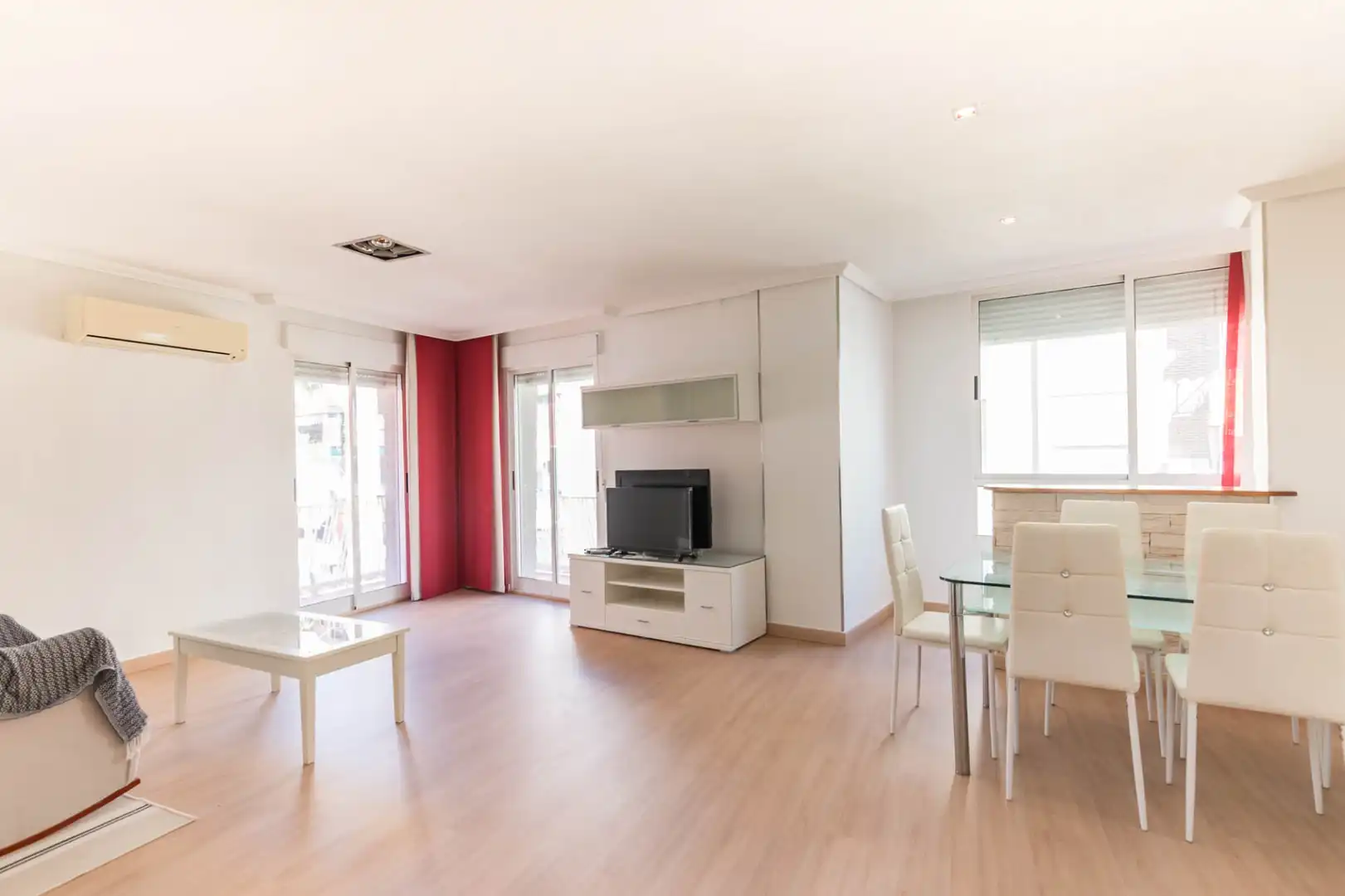 Sala de estar de Piso en venta en Molina de Segura con Aire acondicionado, Parquet y Amueblado
