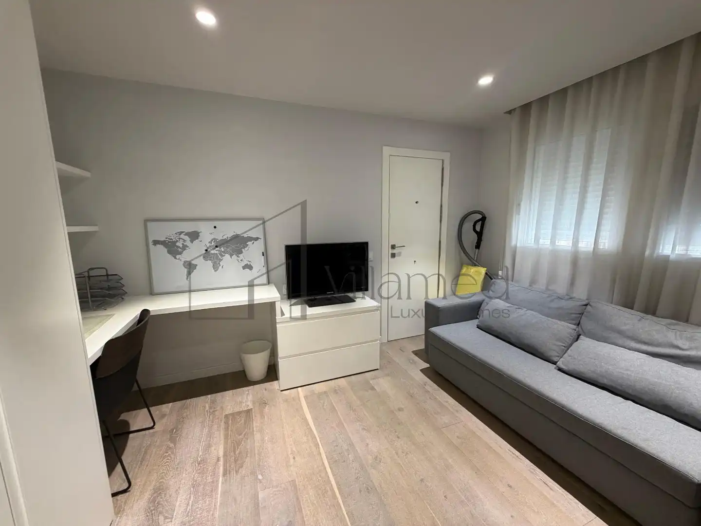 Sala d'estar de Pis de lloguer en Valencia amb Aire condicionat, Calefacció i Terrassa