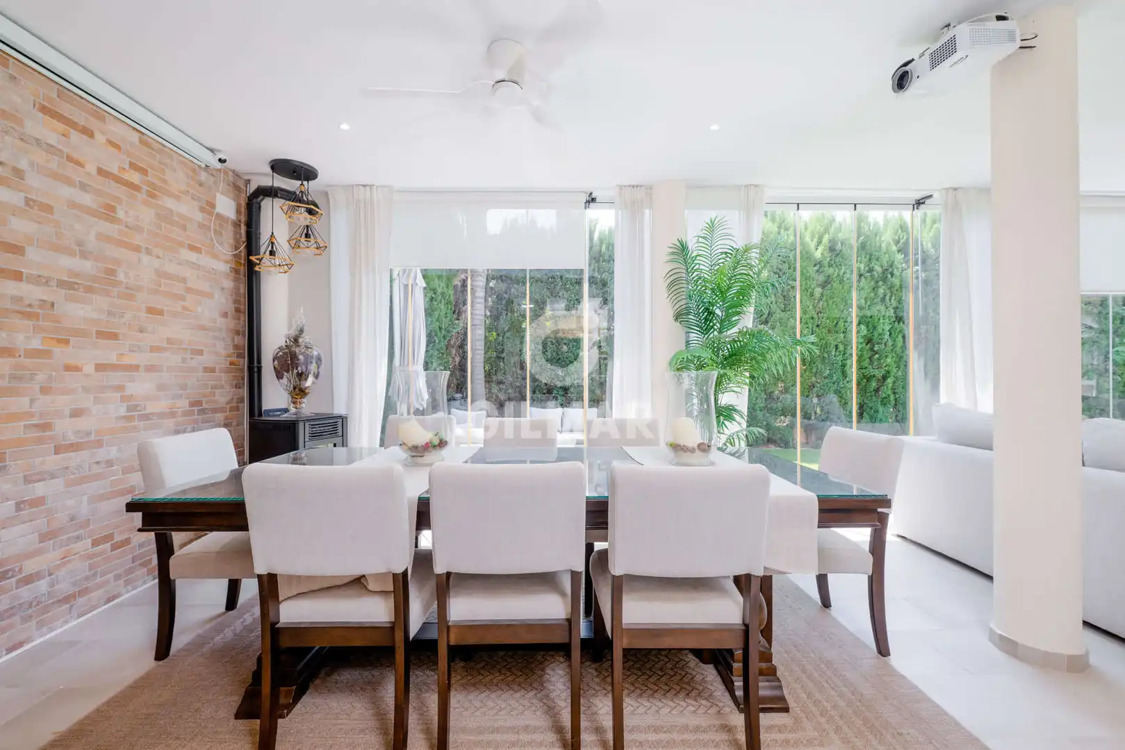 Dining room of Houses for sale in Montequinto  with Heating, Private garden and Swimming Pool