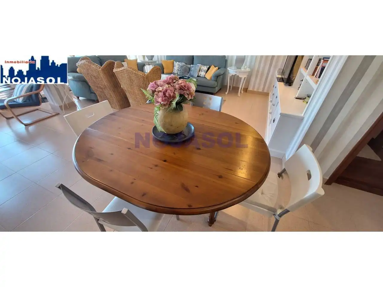 Comedor de Piso de alquiler en Noja con Calefacción, Parquet y Amueblado