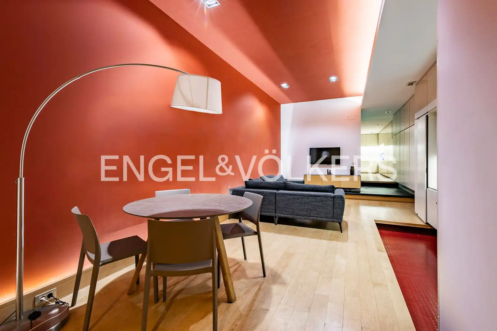 Sala de estar de Piso en venta en Barcelona con Aire acondicionado, Calefacción y Parquet
