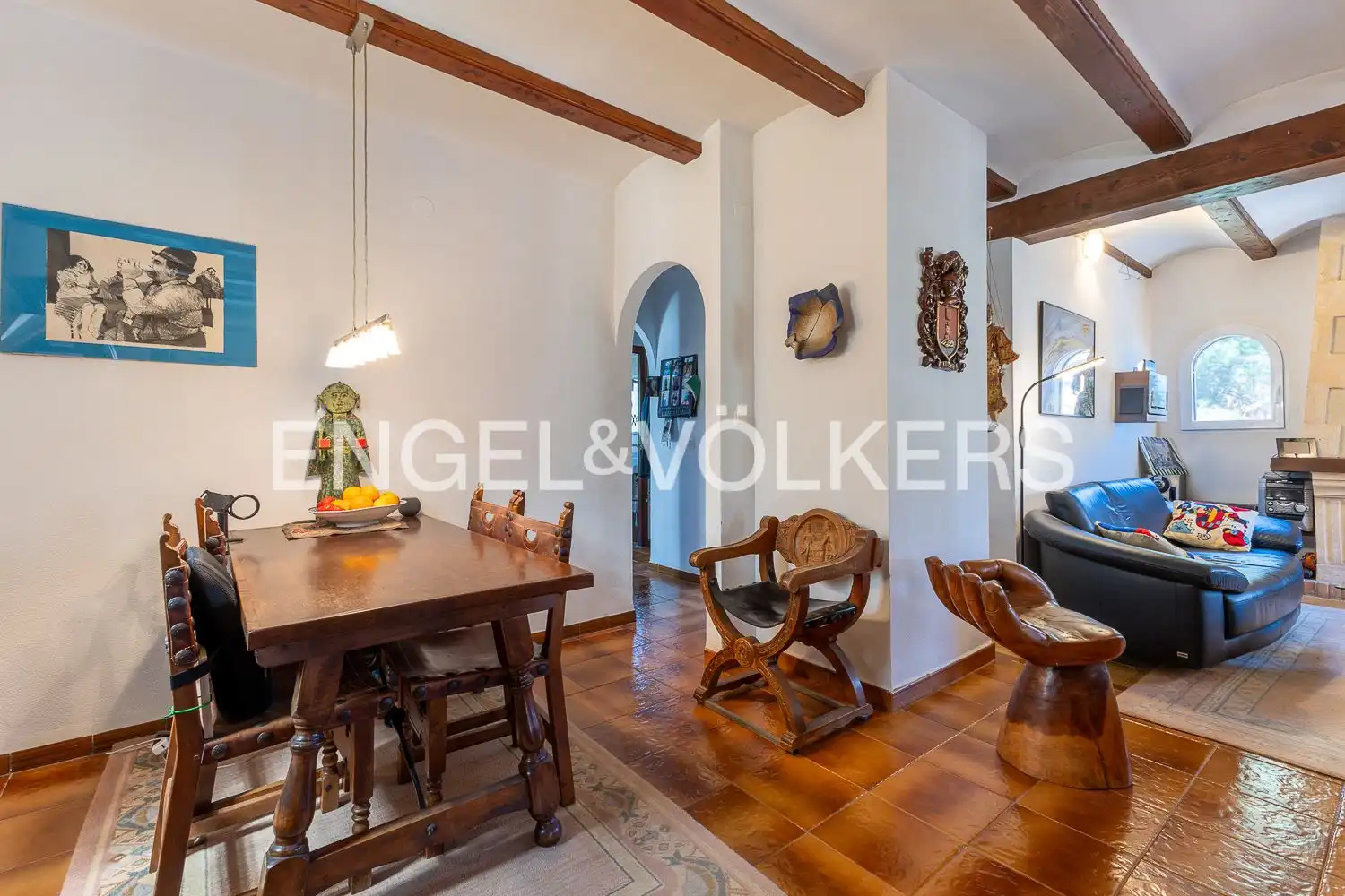 Dining room of Houses for sale in Dénia  with Air Conditioner, Heating and Private garden
