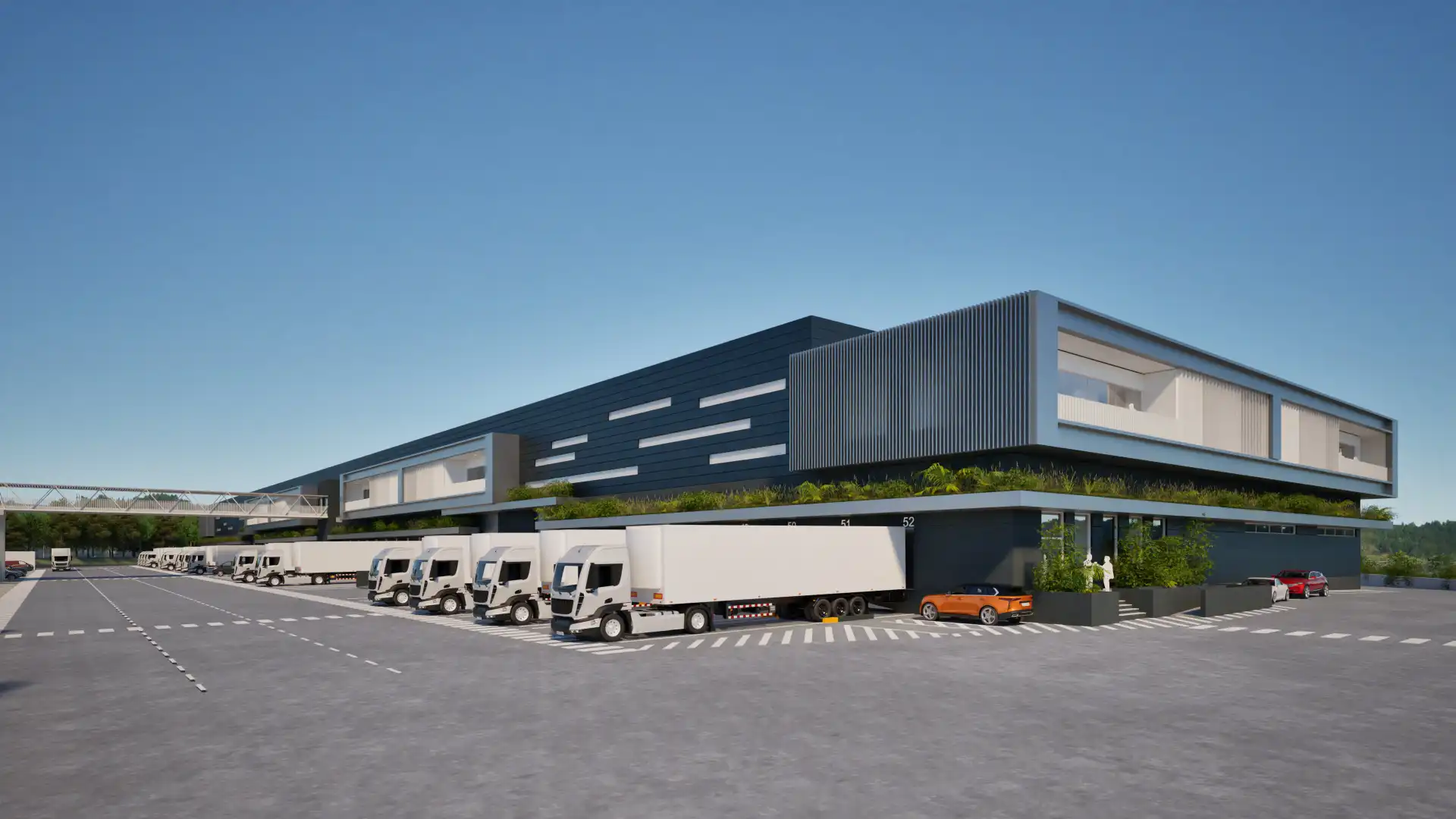 Vista exterior de Nave industrial de alquiler en Sant Quirze del Vallès con Calefacción y Alarma