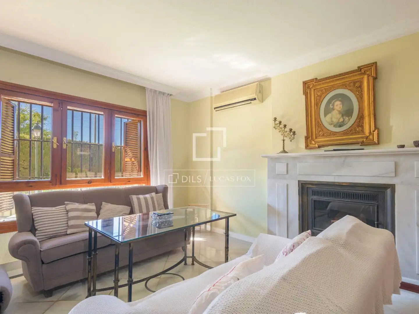 Sala de estar de Casa o chalet en venta en Málaga con Aire acondicionado, Jardín privado y Terraza