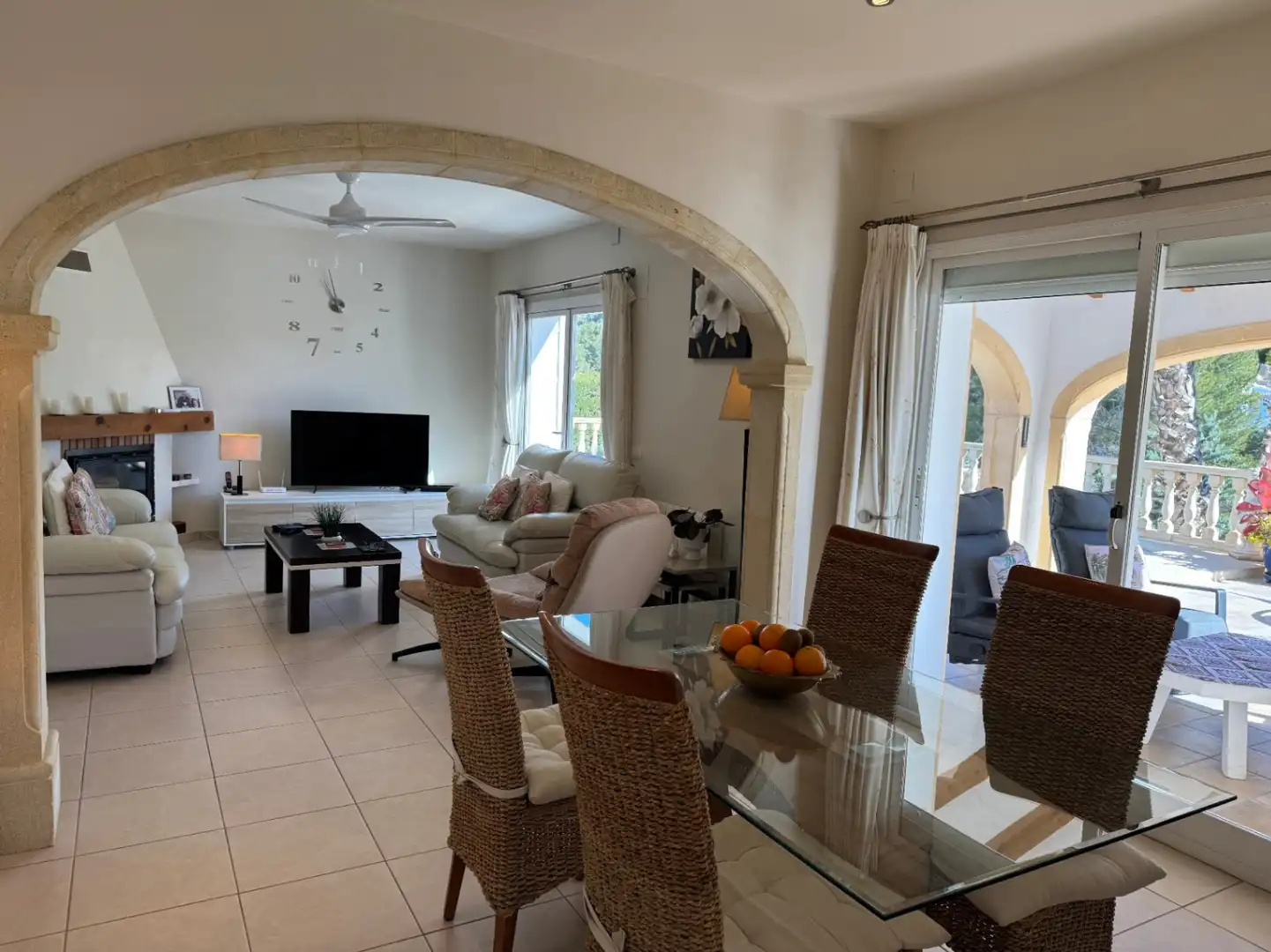 Dining room of Houses for sale in Benissa  with Air Conditioner, Heating and Private garden