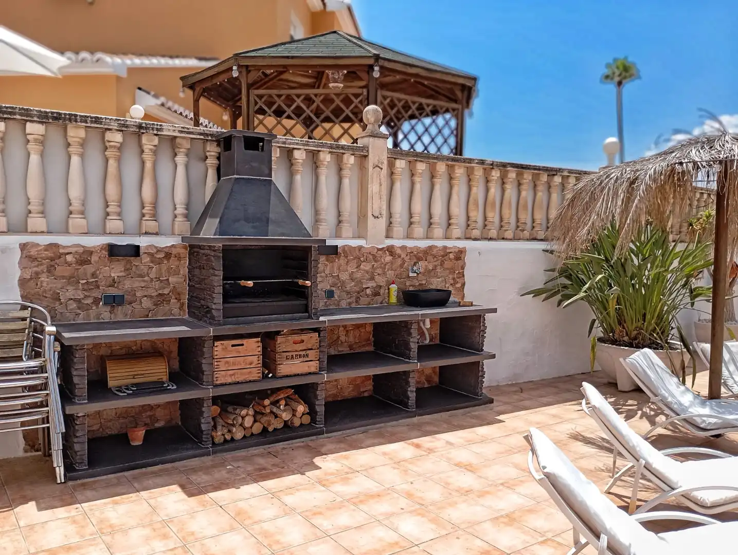 Terraza de Casa o chalet de alquiler en Moraira con Aire acondicionado, Calefacción y Jardín privado