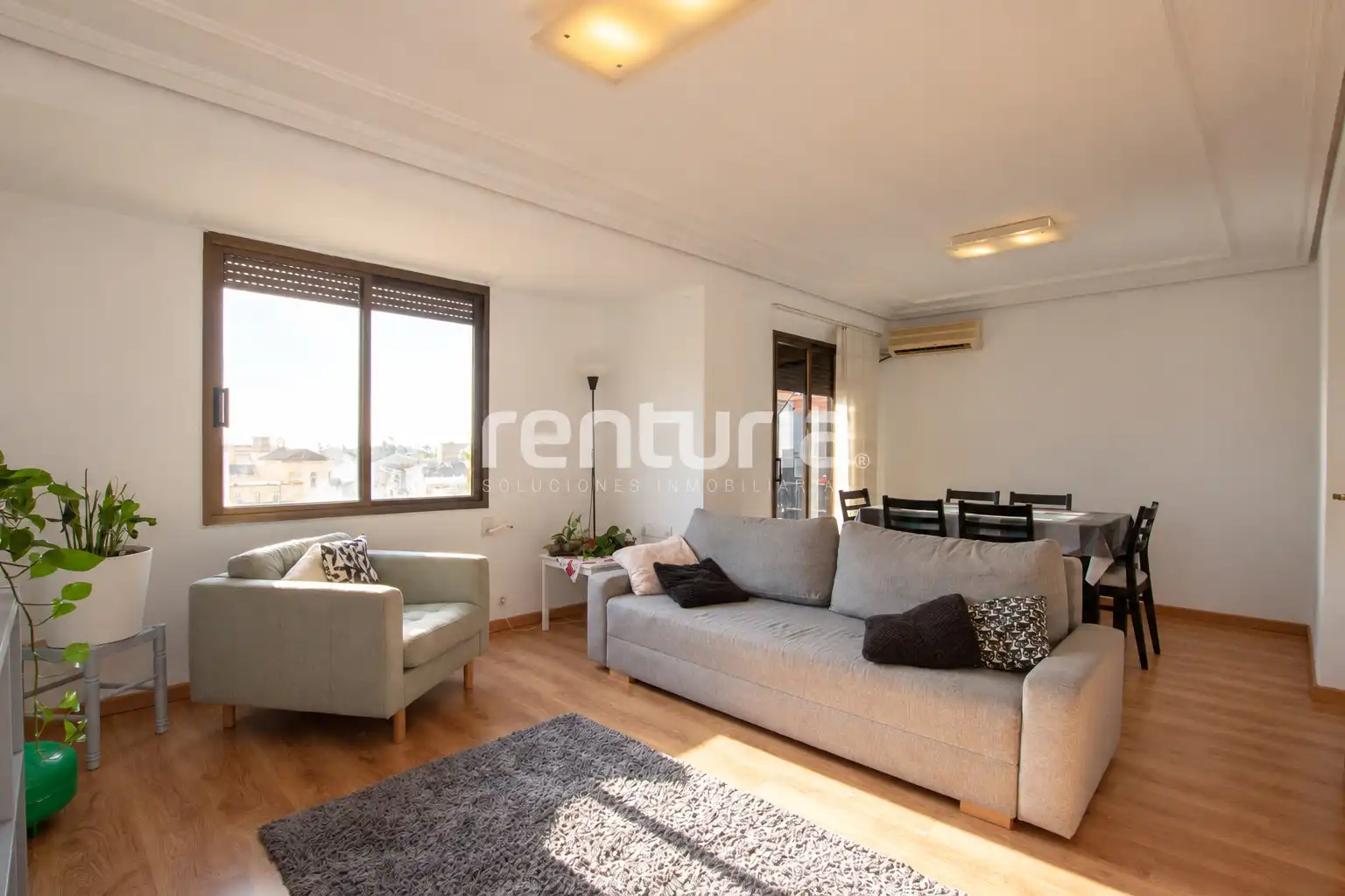 Sala de estar de Piso de alquiler en Meliana con Aire acondicionado, Amueblado y Balcón