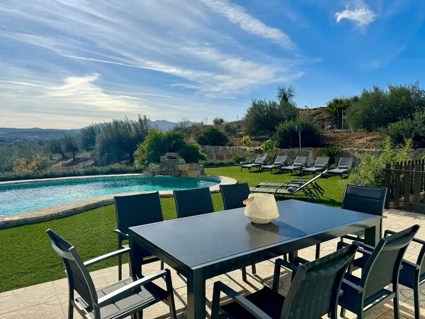 Terrace of Country homes for sale in Coín  with Air Conditioner, Terrace and Swimming Pool